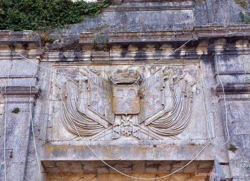 Citadelle du château d’oléron avec l’armoirie de l’empire d’Hayti
